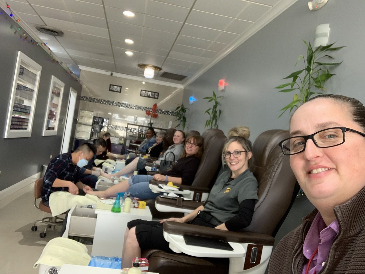 The best way to develop our women in operations is to go for pedicures of course! @CPWomenRock @CP_UPSers