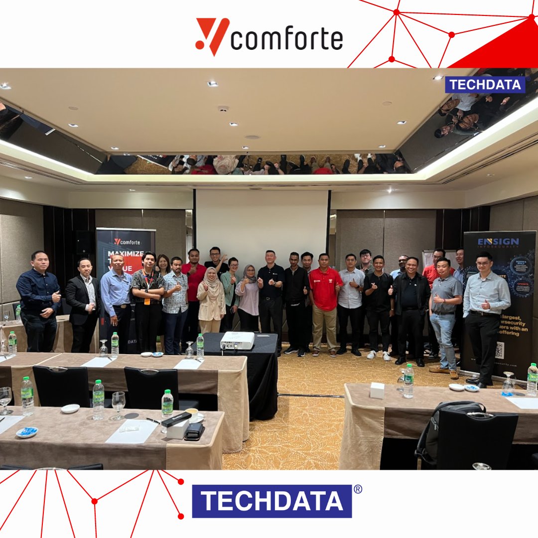 TechdataSystems's tweet image. A heartfelt thank you to my incredible partner for your unwavering support and dedication that transformed our event into a resounding success.✨
#TechdataSystems #Comforte #IT