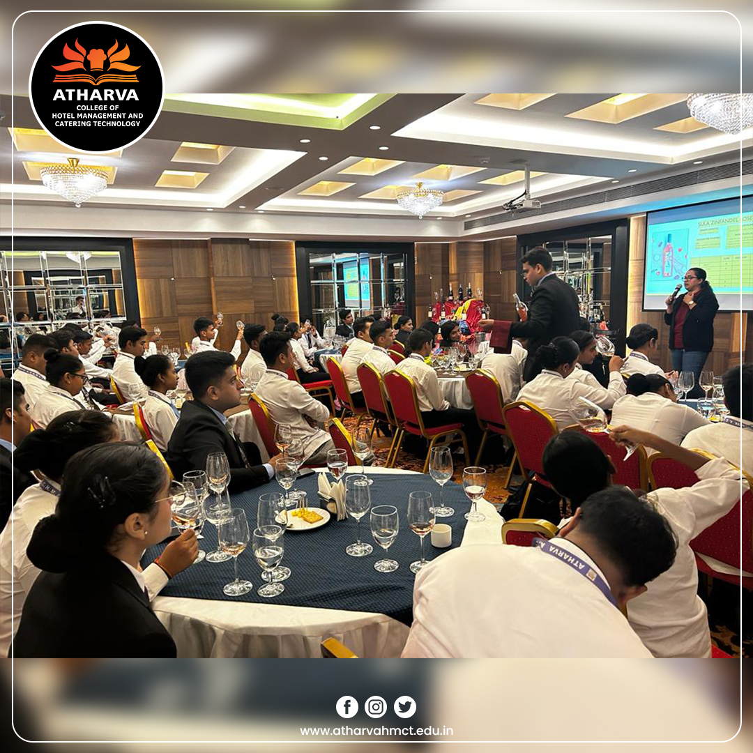 achmct's tweet photo. #SulaVineyards #CulinaryExploration #AtharvaHospitality #WineMasterclass #CheersToMemories #ACHMCT #atharvacollegeofhotelmanagement https://t.co/9IPrkHac8U