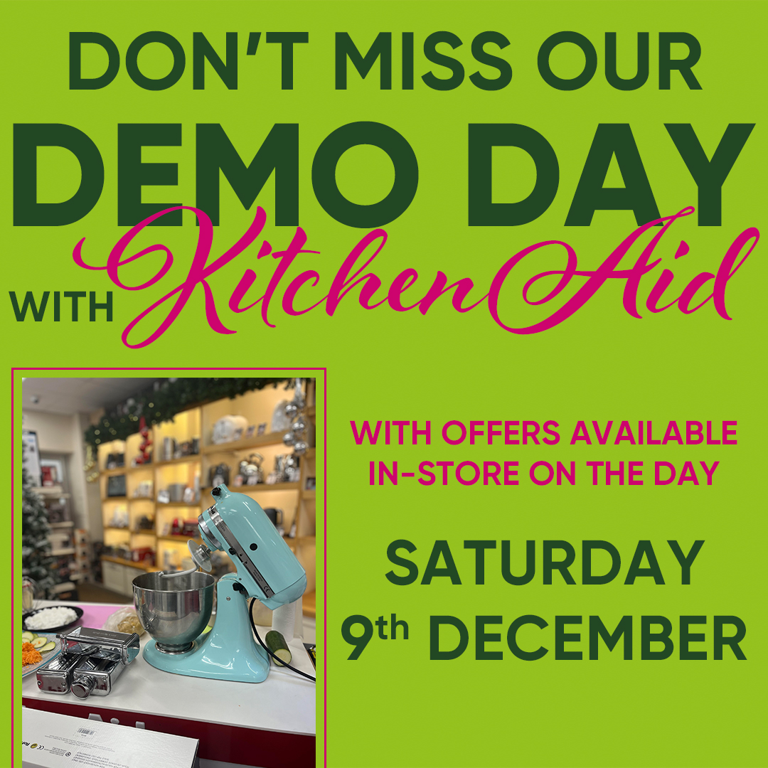HartsOfStur's tweet image. Don&apos;t miss our demo day TOMORROW, Saturday 9th December, with KitchenAid!

There will be in-store only offers available on the day, and expert advice on hand for all of your KitchenAid queries.

We hope to see you tomorrow!
#KitchenAid #livedemo #hartsofstur #sturminsternewton