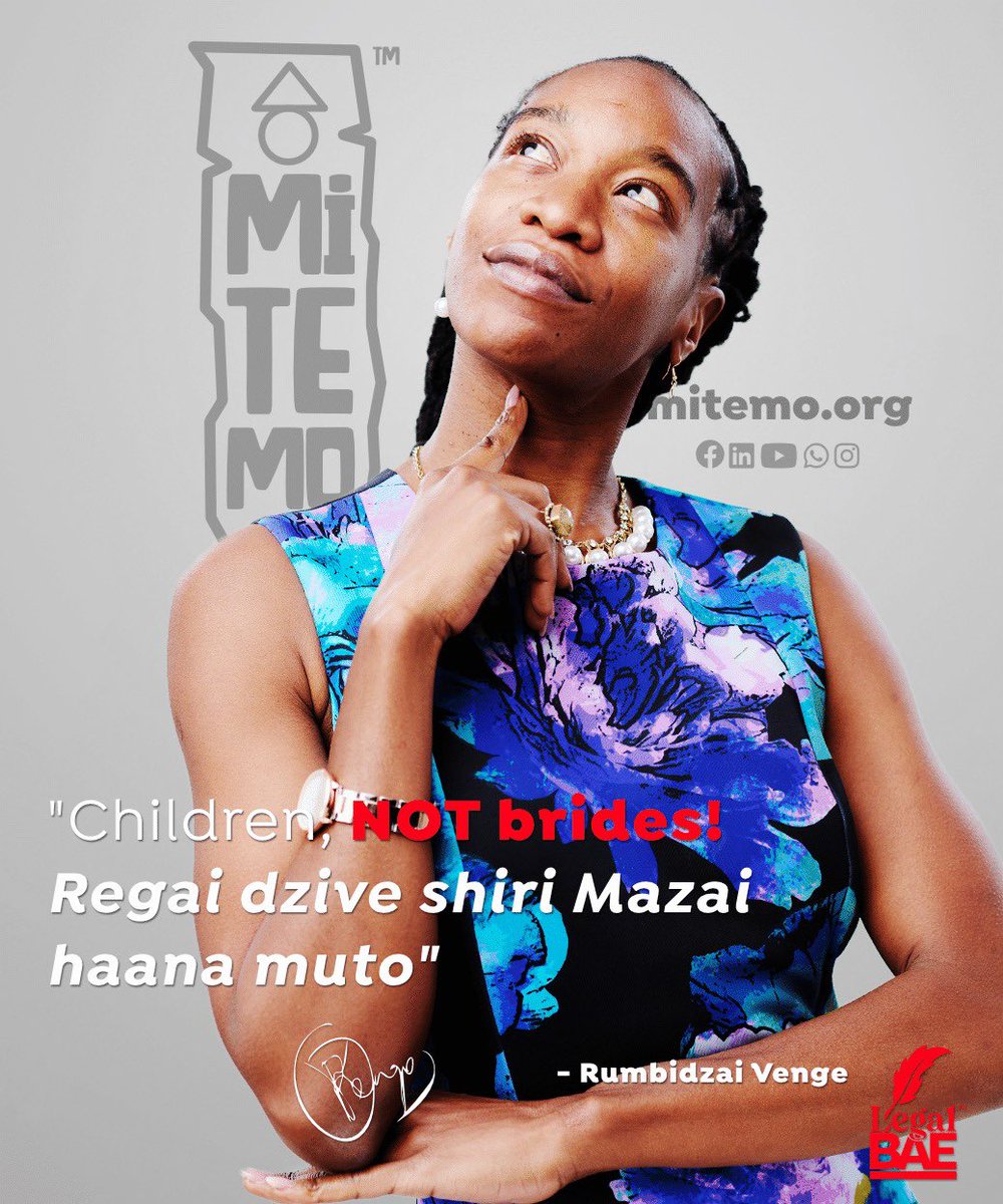 Let the children grow, say NO to child marriage. #16Days #EndChildMarriage #Mitemo mitemo.org