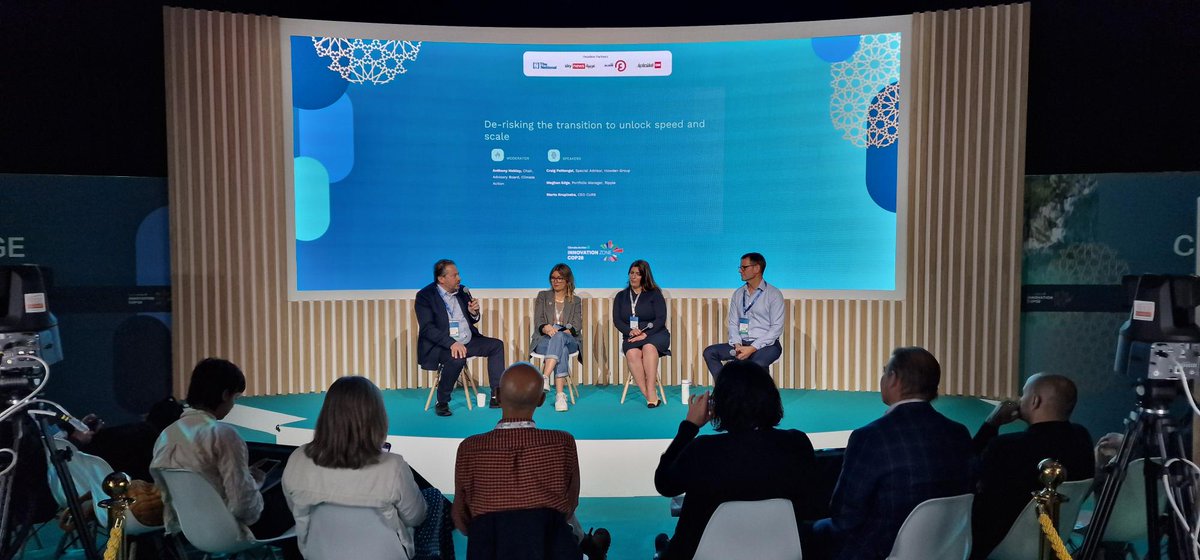 Climate_Action_'s tweet image. Marta Krupinska, CEO of CUR8 - "Rather than running away from conversations about risk we need to embrace them."

Watch more session from the Climate Action Stage online bit.ly/3N1Z8cn 

#COP28 #CAS23 #ClimateAction #InnovationZone #NetZero #TransitionNow #Dubai #SDGs