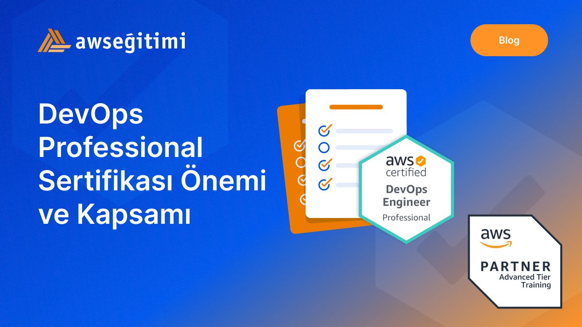 AWS DevOps Professional sınavına odaklanan yeni blog yazımızı okumadan sınavınıza hazırlanmayın. Sınav stratejileri ve ipuçlarıyla dolu bu içerik, AWS DevOps uzmanlık seviyenizi yükseltmenize yardımcı olacak. 

Link: awsegitimi.com/tr/blog/2428/d…

#awscloud #AWS #developer #awsdevops