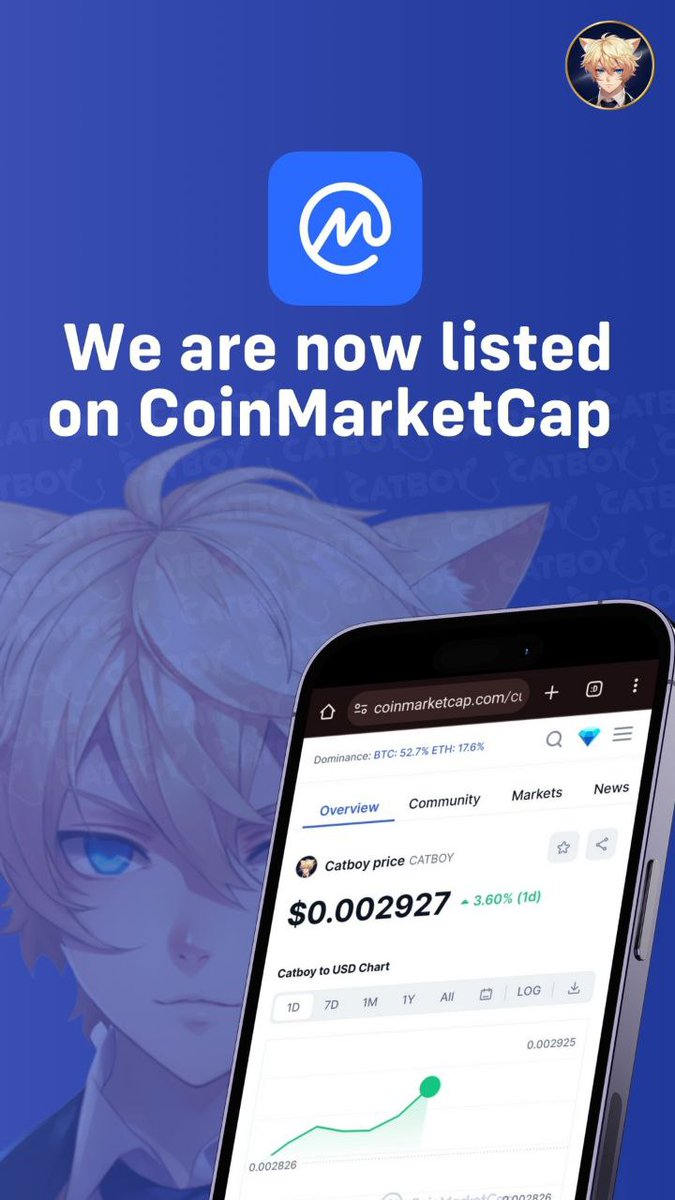 <a href="/100xAltcoinGems/">100x Altcoin Gems</a> Buying $CATBOY now will make you a millionaire in 2024 🚀😎

🔥 Officially listed on CMC 🔥

#catboy #eth