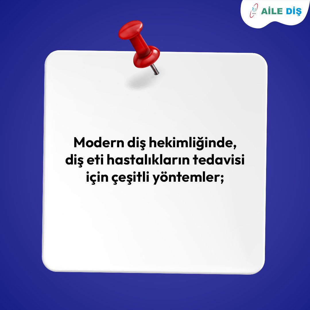 AiledisP's tweet photo. Diş eti hastalıkları, genellikle plak birikimi ve bakteri enfeksiyonları nedeniyle oluşur ve tedavi edilmezse sorunlara yol açabilir.

📍Aile Diş Uğur Mumcu Şubesi
📞0 (216) 475 0 888

📩info@ailedis.com
🌐https://t.co/qbwB58YpE5

#ailediş #kartaldiş #yakacıkdiş #sancaktepediş https://t.co/a1NOGQUAkL
