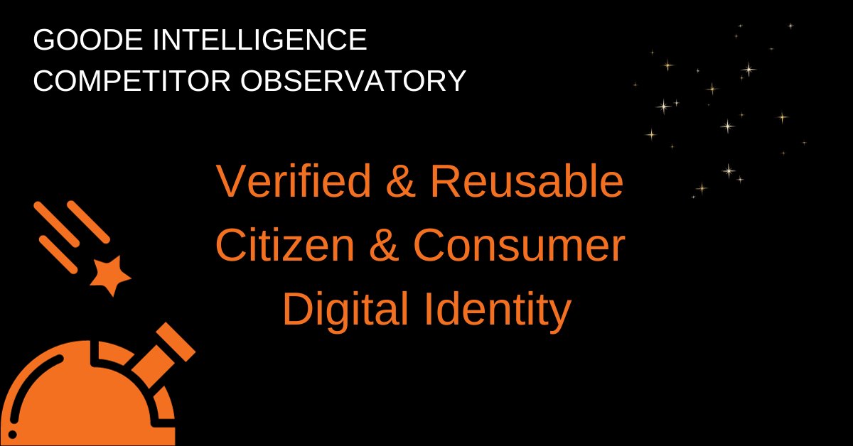 Goode Intelligence is delighted to announce the launch of its Competitor Observatory service with the publication of the “Competitor Observatory for Verified Citizen and Consumer Digital Identity 2023”.
goodeintelligence.com/press-releases…
 
#digitalidentity #identity #biometrics