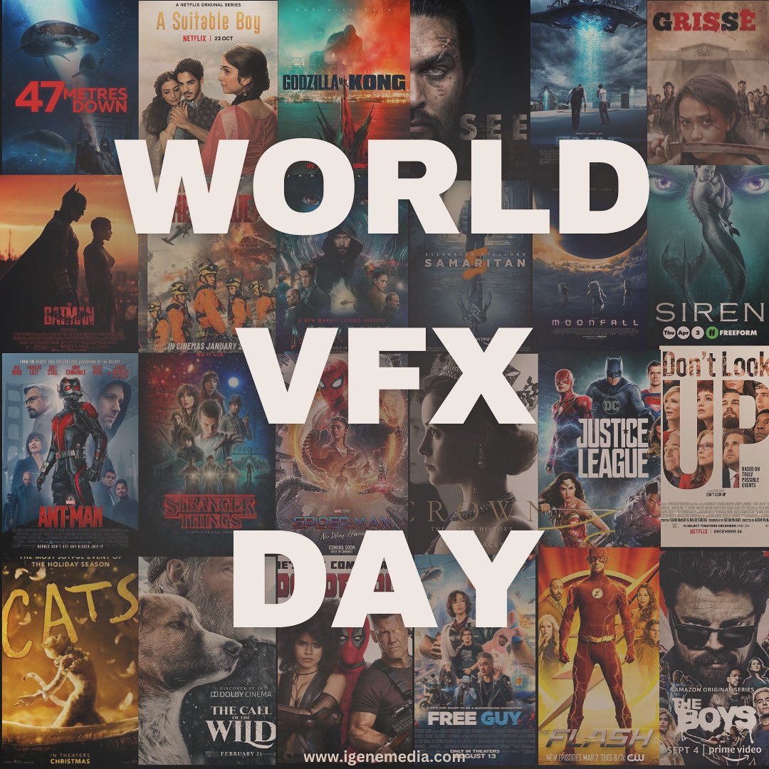 Celebrating the inaugural World VFX Day! With more than 10 years of experience in VFX, iGene Media is thrilled to contribute to the magic. From our offices in India, Singapore and London, our global operations continue to shape the visual storytelling landscape. #worldvfxday