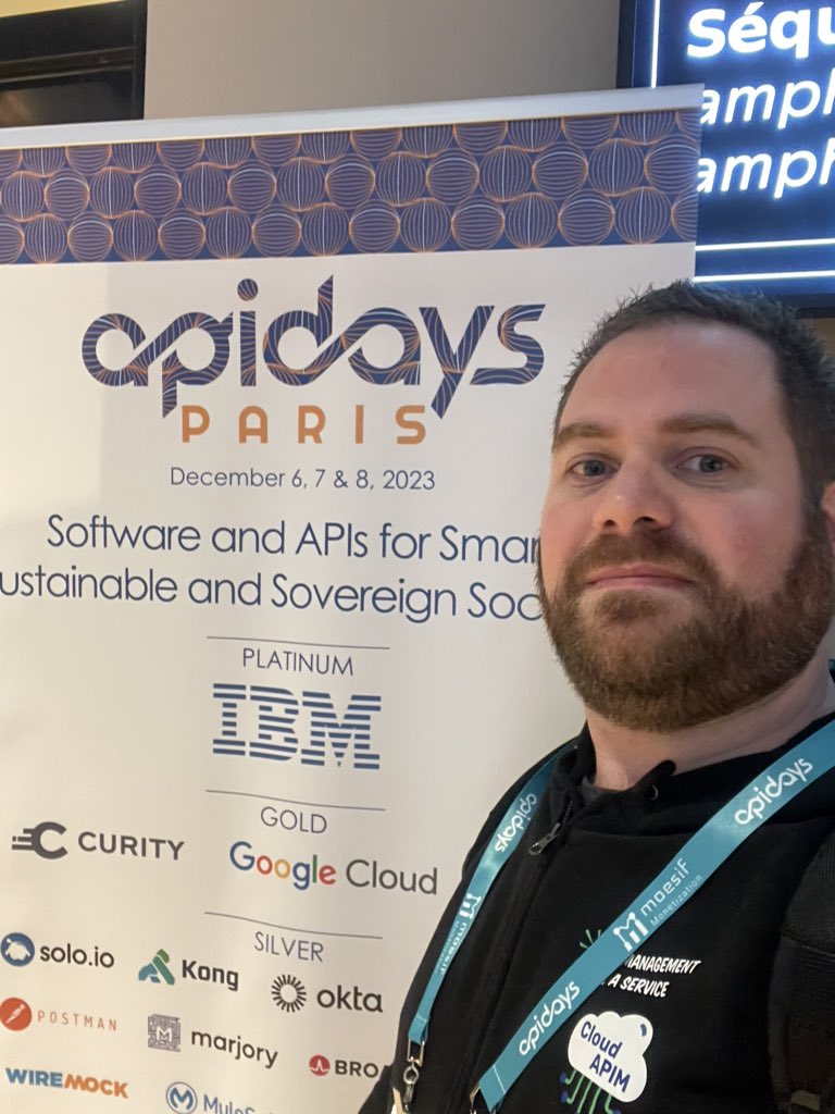 CloudApim's tweet image. Day 3 of Apidays Paris. If you want to talk about @CloudApim, api management as a service or Otoroshi, just ping @TrevorReznik there ;) #apimanagement #otoroshi #apidays #apidaysparis