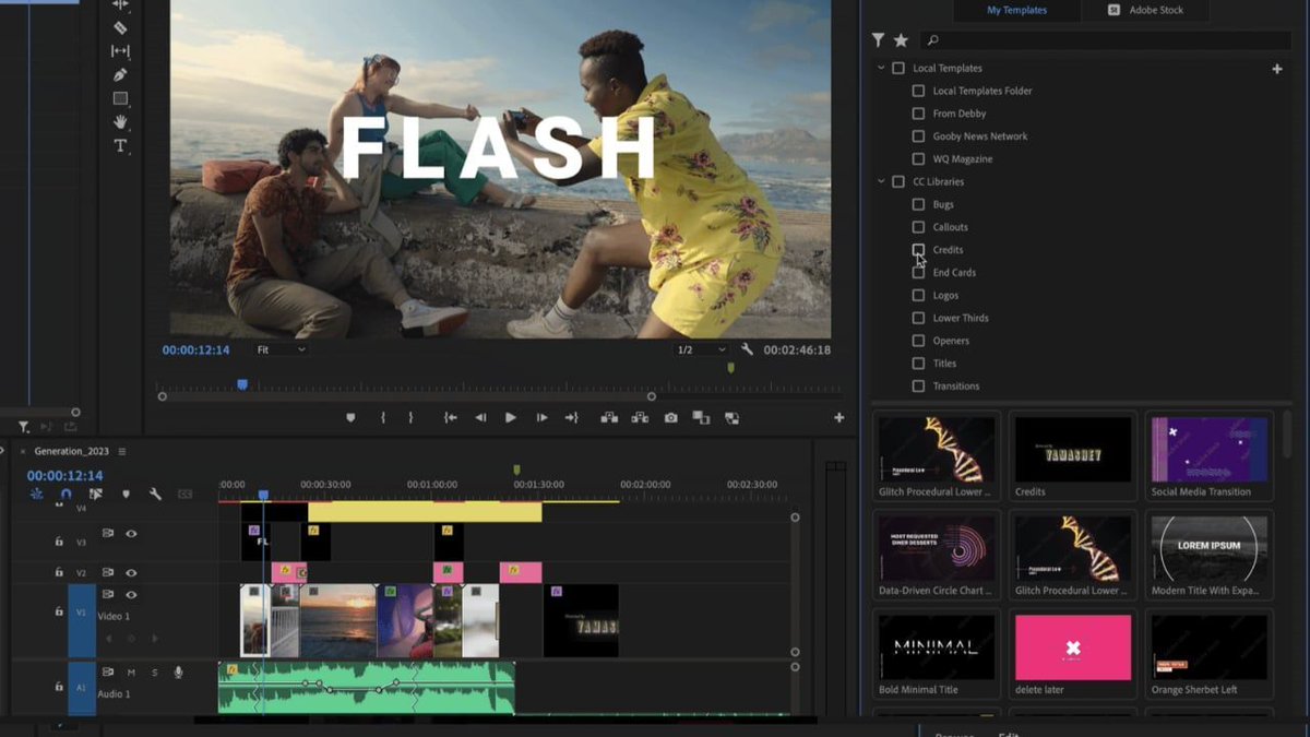 RedSharkNews's tweet image. The latest version of Adobe Premiere Pro features an evolution in text-based editing workflows, redesigned management of MOGRTs, streamlined sequence presets, easier access to Team Project version history and Auto Save, and more. buff.ly/3Rx4dft #adobepremierepro #editing