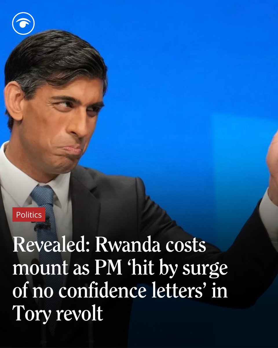 Rishi Sunak is facing fresh pressure over his beleaguered Rwanda policy after it emerged the cost of the scheme has already reached £240 million, despite it never being used. Full story 📰 tinyurl.com/2ytvvb6u