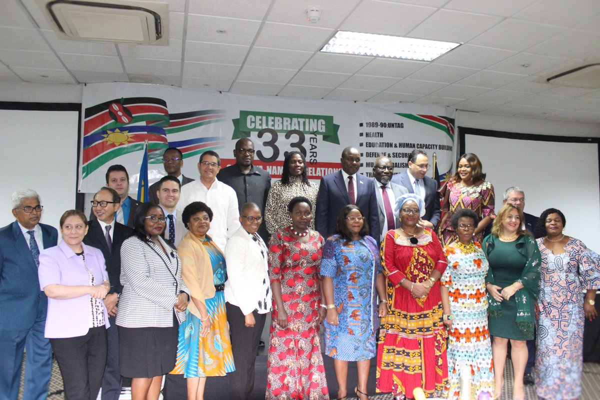 KenyaInNamibia's tweet photo. The High Commission marked 60th Anniversary of Kenya's independence on 5th December, with attendance of Namibia's Minister of Justice, Deputy Minister of MIRCO, Khomas Region Governor, diplomatic community and other distinguished guests from private, academia and Kenyans https://t.co/CAiM9vOkUY