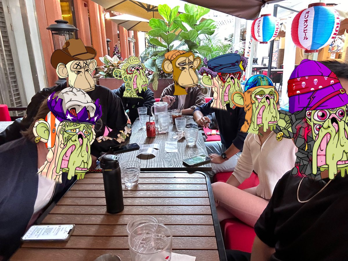 Afternoon tea crew adding <a href="/0xdoja/">doja</a> &amp; @BROJOBXX