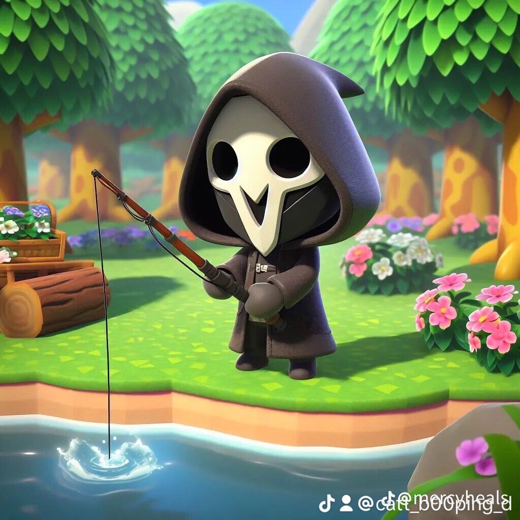 Butter_Keen's tweet photo. HE IS SOOO CUTE!!! @animalcrossing (if it’s possible) can overwatch do a collab with y’all? https://t.co/g2Wv8ZuH6x