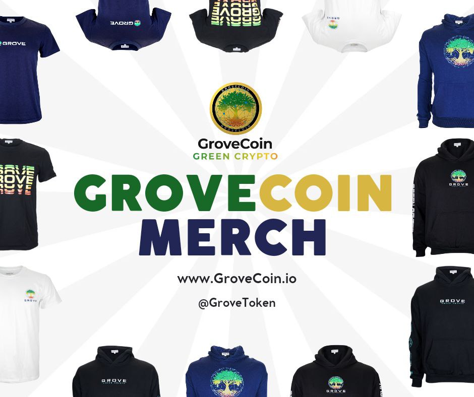 GroveToken's tweet photo. If you've checked out our #GroveMerch recently you might have noticed some items are marked 'Sold Out', we're working on restocking ASAP and appreciate your patience (and hope you all love those hoodies!π€)
But there's still plenty of fantastic options available to show off your #GroveGreenArmy & #GroveCoin pride!
πππ§’π
https://t.co/jsBSAc5YIw
πππ§’π
And don't forget! For any orders of $75 AUD or more you can send your order confirmation to marketing@grovetoken.com with a valid postal address to receive a bonus 1st Anniversary #GRV Challenge Coin! πͺ
#GroveX #GroveEcosystem #BULLRUN2024 #Bitcoin #GroveForGood #SpotMyCoin #BuildWithGrove #ListOnGroveX #USGD #BNBChain #ETH #GroveBlockchain #GroveSwap #GroveKeeper