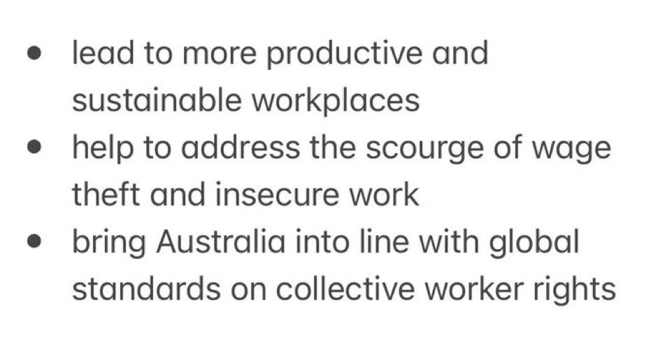 Employer groups say stronger union delegates rights “are a recipe for workplace chaos and disputation”. Nonsense — we deserve better than these evidence-free claims. A reminder of this 🧵👇 highlighting the overwhelming findings of research that these types of provisions: