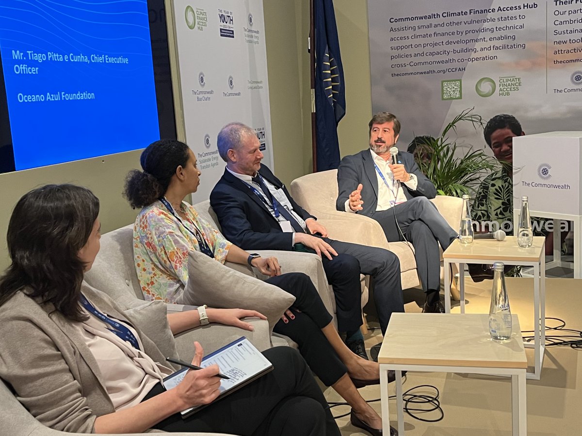 OA_Alliance's tweet photo. Thank you @commonwealthsec for hosting great #OceanAcidification  @COP28_UAE 

Perspectives on science, policy &amp; investment needs from @unfoundation @theGCF @FAOfish @OceanoAzulF @OARSOceanDecade 

UN bodies can support governments in taking #ClimateOceanAction 🌍🌊🪸🐠🐚🦐🎣 https://t.co/gsCbZB6rfS