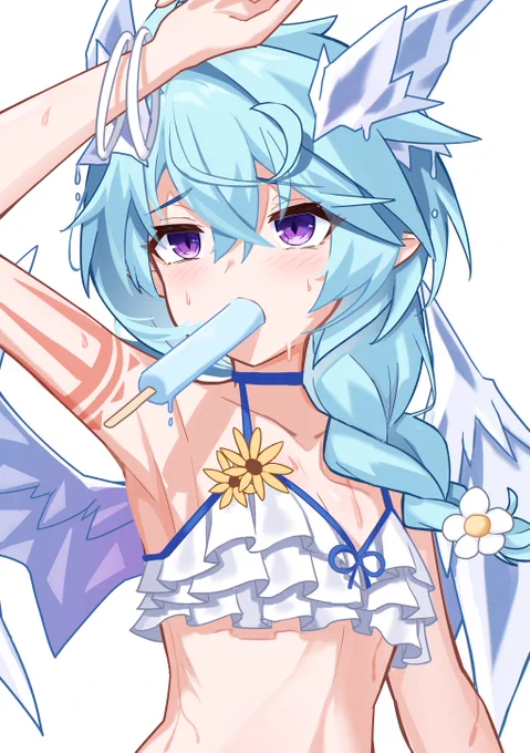 #くそ寒いので水着絵を貼る 