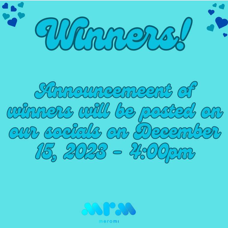 meromikpopstore's tweet image. Hi Meromi Fam! This is Meromi!
We’re finally on X !!!😍

Malapit na mag Pasko! Of course we prepared Christmas Gifts for Meromi Fam!!
How to join:
NO NEED to purchase anything!
See attached image-
Thanks for Always Supporting Meromi!
#MEROMIKPOPSTORE
#MEROMIONX
#PASKOWITHMEROMI