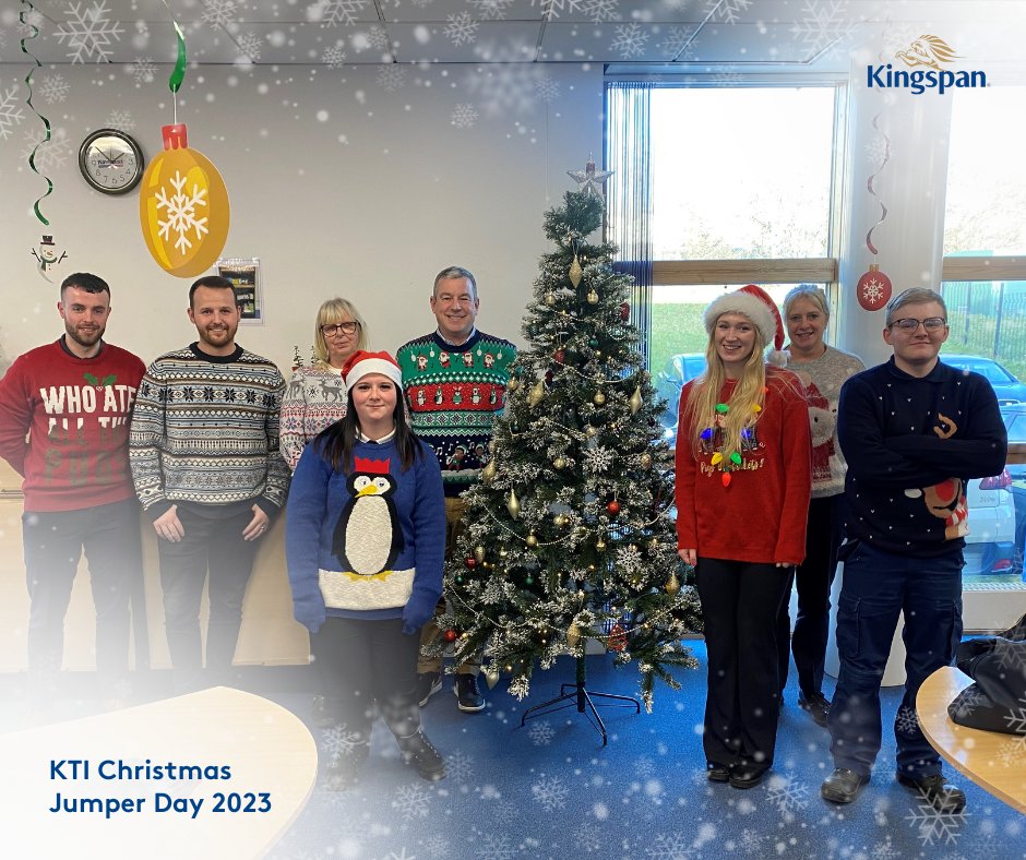 KingspanHVAC_UK's tweet image. Thank you to all those who got involved in the #Kingspan #TechnicalInsulation Christmas Jumper Day this week! 🎅

In return for wearing a Christmas jumper staff made a monetary or food donation to support the local charity #GlossopdaleFoodBank. 🎄