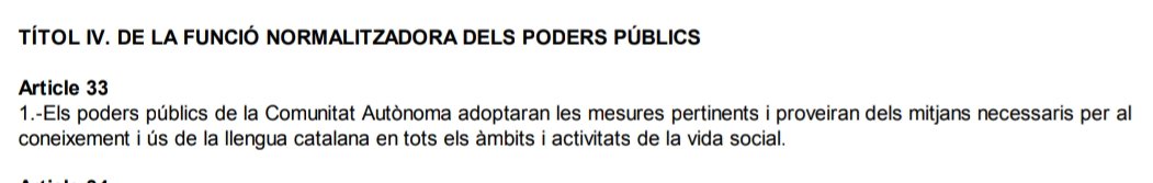 JliaMas3's tweet photo. @razanon @SonEspases @PLlenguaIlles @JMiralles_ @MargaProhens @Neustru @LluisApesteguia @ibsalut @SalutGOIB Ara resultarà que l'Administració Pública tendrà l'opció de vulnerar els drets dels ciutadans🤯. Article 33 de la LNL, -els poders públics adoptaran les mesures- i no diu -podran adoptar les mesures-; per tant, hi estan obligats. Clar i llampant! https://t.co/LCwpUC7XeK