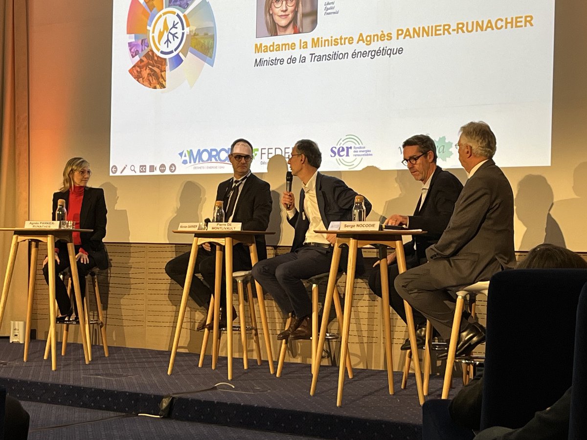 Augmentation du fonds chaleur et financements complémentaires pour aider les projets de réseaux de chaleur, donner de la visibilité est fondamentale, réflexion sur la chaleur fatale avec une approche PPA et fonds de garantie qui dé risque les projets ⁦<a href="/AgnesRunacher/">Agnès Pannier-Runacher 🇫🇷🇪🇺</a>⁩ ⁦