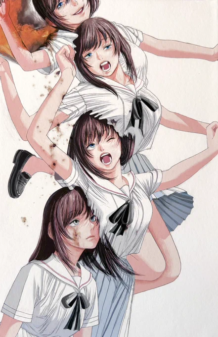 出展のお知らせタイトル・アイの証制作年・2023サイズ・P4号「ヒーロー たいせつなもの展」靖山画廊12/20まで! 