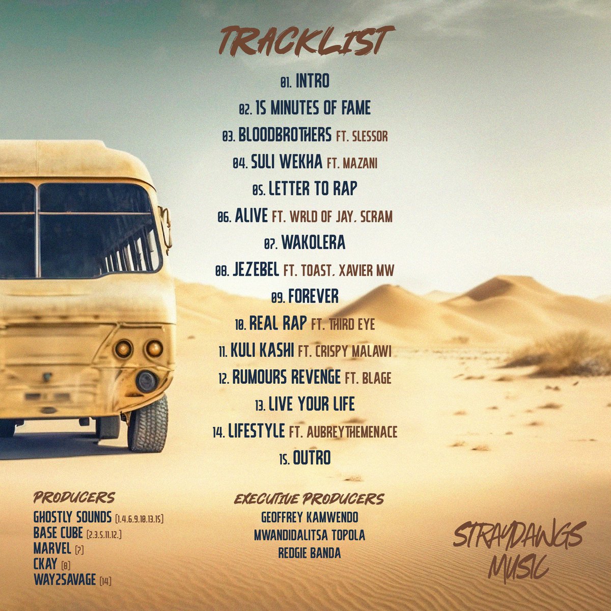 You can now stream my latest project Letting Things Go on Spotify, Apple Music and all streaming platforms.🔥🔥🔥🔥One time for Malawian hiphop🔥🔥 Let's gooooo

 open.spotify.com/album/1NBCAp9j…

 music.apple.com/mw/album/letti…