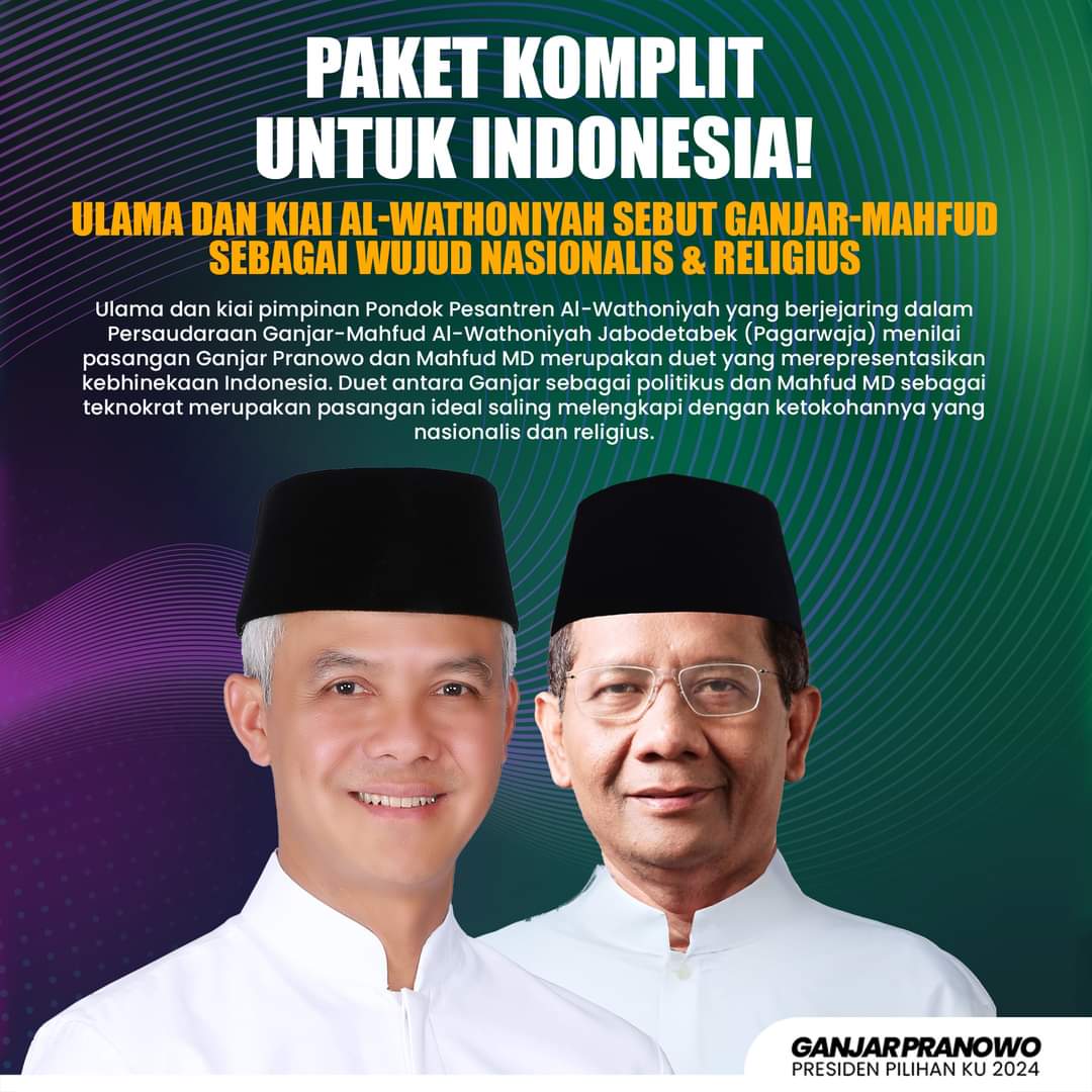 devan_r7's tweet photo. @Vladlena1333018 Paket komplit untuk Indonesia 
UlamaBersatu Ganjar Mahfud
Pemimpin Idaman Ulama https://t.co/wXlfNikFU2