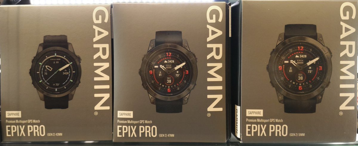 ishii_links_umd's tweet photo. ただいま、
Garmin epix Proが通常価格の10%OFFにて好評発売中‼️
Garminが誇るフラッグシップモデル。
ビジネス・スポーツ・フィットネスにおいて洗練のスタイルを叶えるアーバンGPSウォッチです。
#garmin
#epixPro
#フラッグシップモデル https://t.co/XWt6qnzUJ9