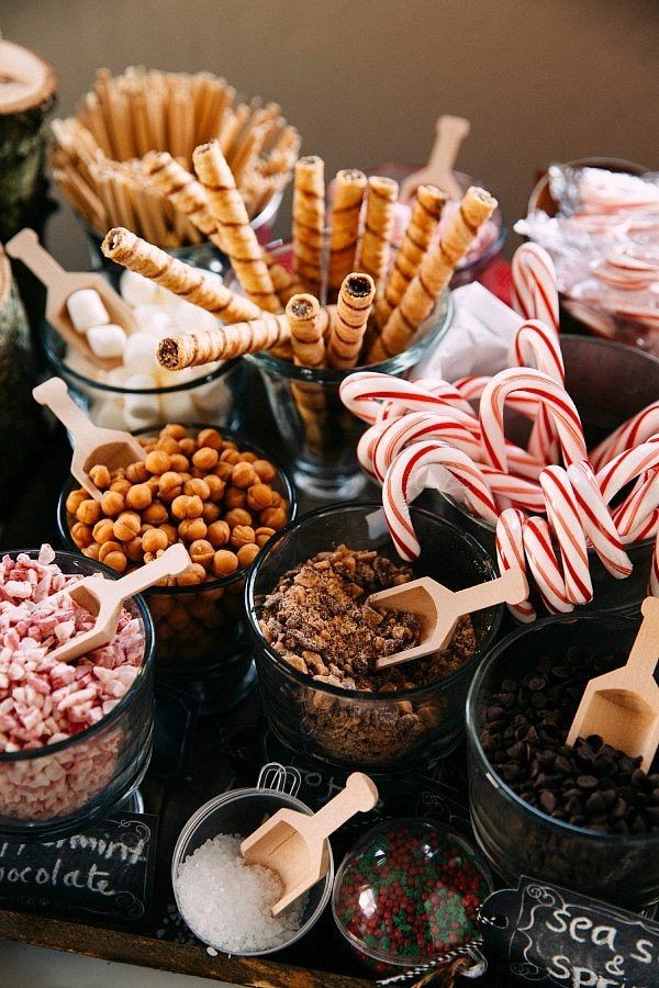 hot chocolate bar ☕🍬