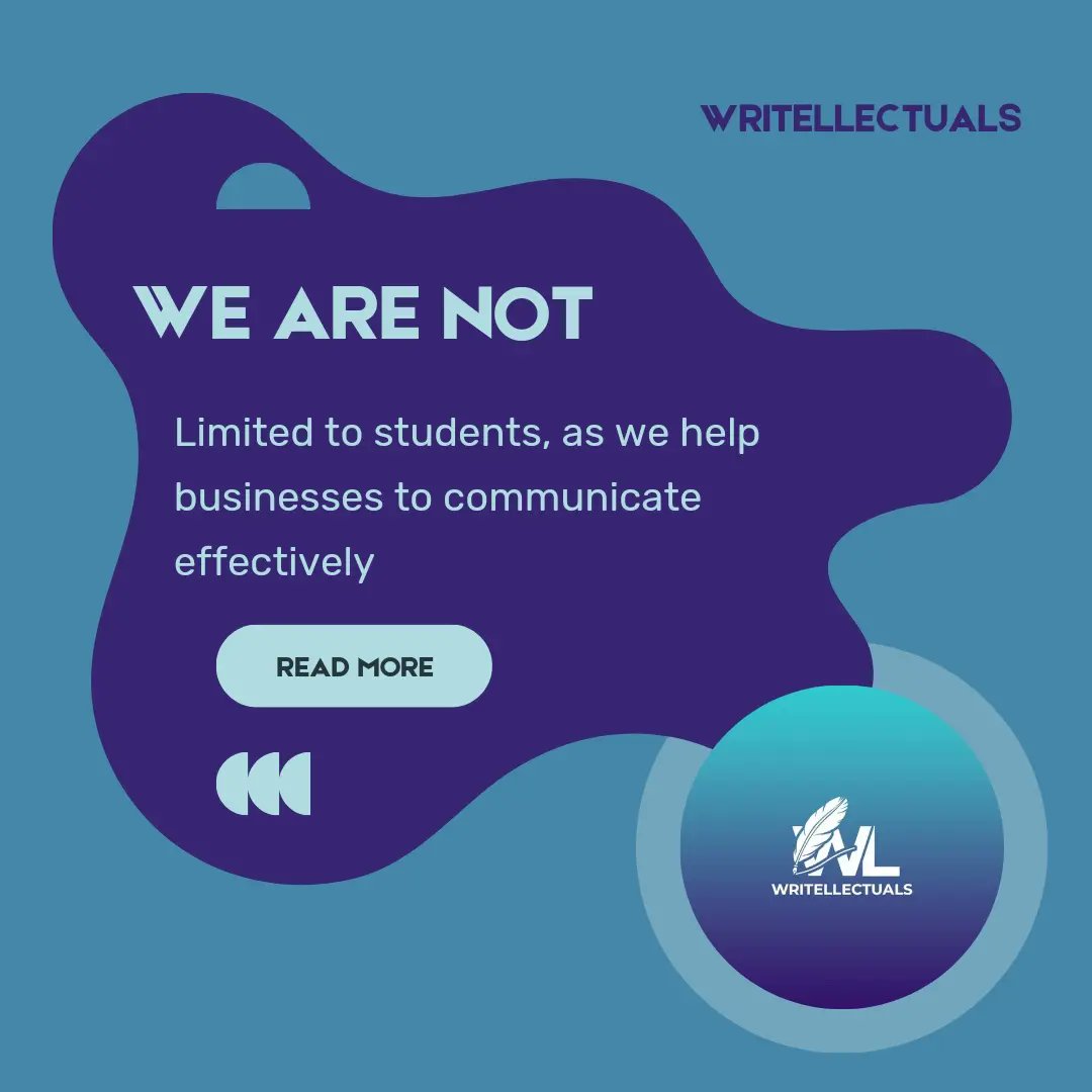 writellectuals1's tweet photo. What we are ✅
What we are NOT❌

#WritingCommunity #writingagency #International https://t.co/5oY2Lov8Dp