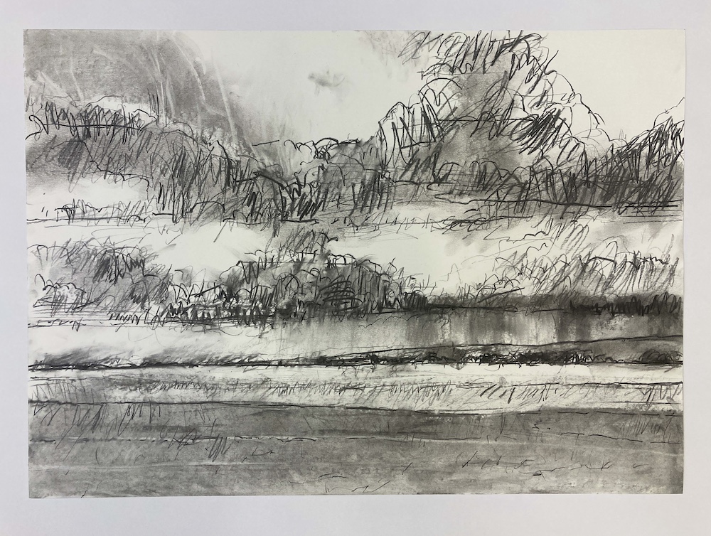 Winter Exhibition open 11-4 Wed-Sat, 12-4 Sun, closed Mon & open by appointment on Tuesdays.

Dominique Cameron RSW
Montrose Basin
Charcoal
60x42cm

#dominiquecameron #montrose #drawing #expressivedrawing #charcoal #scottishweather