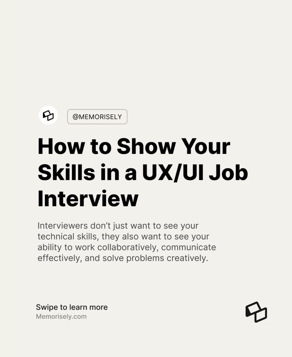 Nelsonyolemi1's tweet photo. UI/UX Designer, check out this article: How to Show Your Skills in a UX/UI Job Interview, it's essentially detailed, it might be useful to you in one way or the other.

Credit: @memorisely 

Retweet For Others ❤️ https://t.co/QV0xA9J1of
