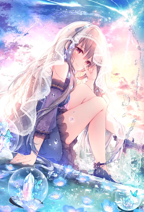 『clearness』 by あずとらこ  #光る美少女展