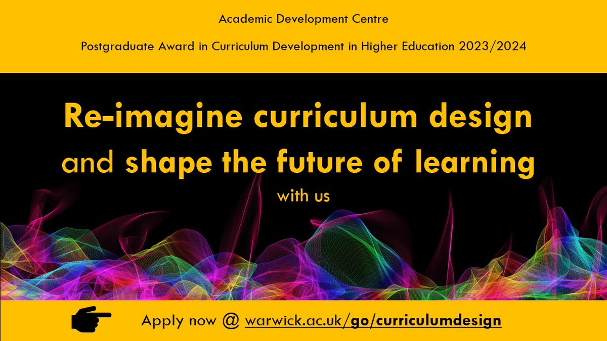 Jo Kukuczka (she/her) (@jo_kukuczka) on Twitter photo Delighted to share our freshly redesigned curriculum design learning opportunity open to <a href="/uniofwarwick/">University of Warwick</a> teaching staff with curriculum design remit warwick.ac.uk/fac/cross_fac/…
Thank you to all pilot co-evaluators who made this refresh possible <a href="/Warwick_AcDev/">Warwick Academic Development Centre</a> Delighted to share our freshly redesigned curriculum design learning opportunity open to <a href="/uniofwarwick/">University of Warwick</a> teaching staff with curriculum design remit warwick.ac.uk/fac/cross_fac/…
Thank you to all pilot co-evaluators who made this refresh possible <a href="/Warwick_AcDev/">Warwick Academic Development Centre</a>