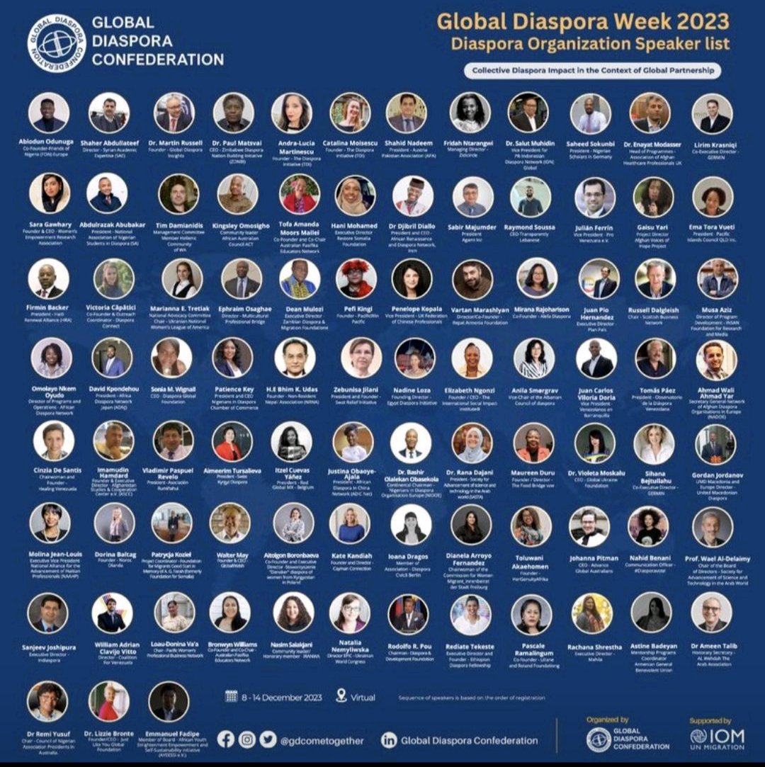 abiodunodunuga's tweet photo. Looking forward to representing @FON_EUROPE and joining global diaspora stakeholders as a speaker at the #GDWeek organized by @GDComeTogether and supported by @UNmigration .
Looking forward to a great engagement tonight. #Diaspora #IOM #SDG17 #Partnership #Europe https://t.co/Zu0bmsbsdK