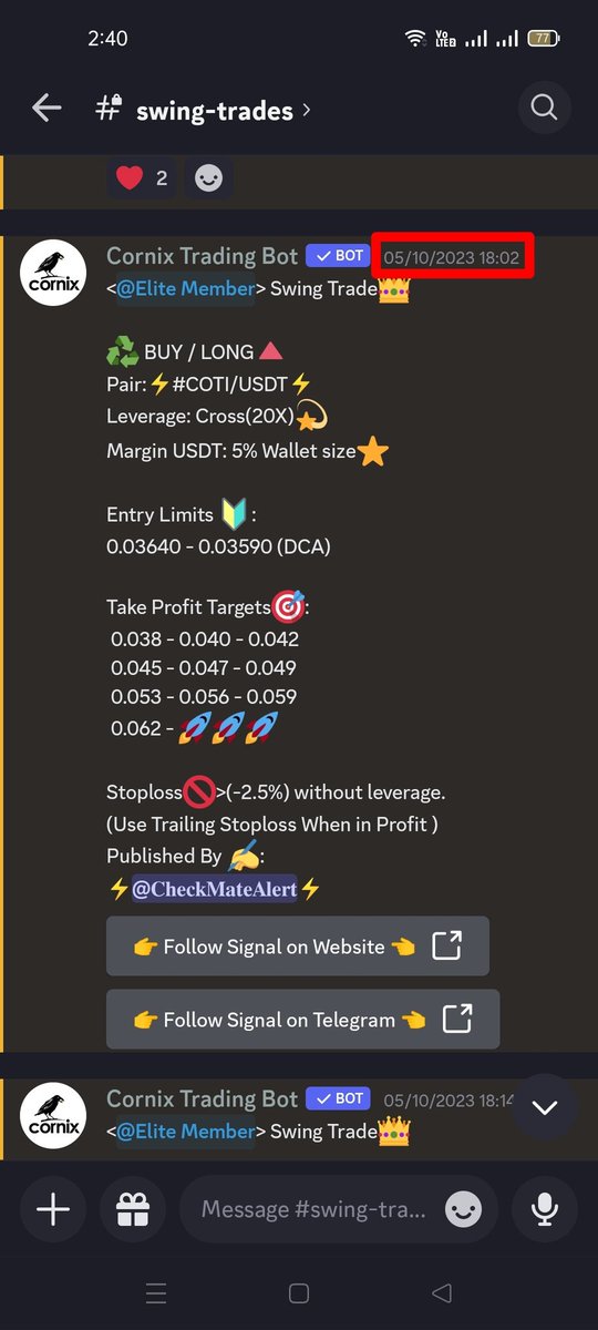 CheckMateAlert's tweet photo. Binance Futures
#COTI/USDT All take-profit targets achieved 😎
Peak Profit: 1432.40% 📈
Period: 2 Months 3 Days 20 Hours 18 Minutes ⏰#CheckMateAlert #KillerEntry #VipSignals #RiskManagement #DigitalAssets #CryptoProfits #SmartInvesting #TradingWisdom #FinancialFreedom https://t.co/pSvvwsn2Ab