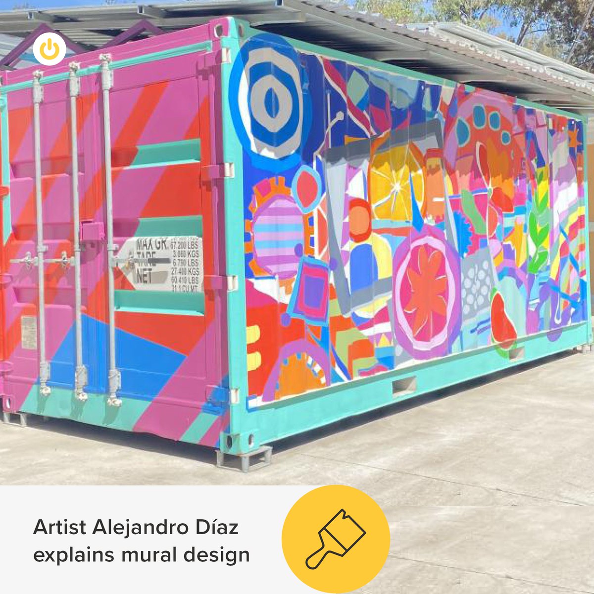 Computer_Aid's tweet image. Our Solar Community Hub in Ecatepec, Mexico has undergone a transformation thanks to the artistic talents of Alejandro Díaz, a local artist. 

Visit our website to find out more: buff.ly/3uLRi0p 

#ComputerAid #LocalArtist #SolarCommunityHub