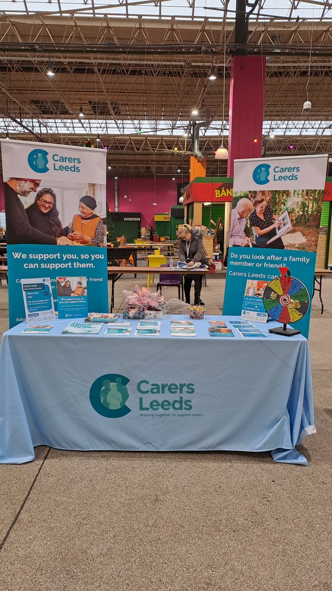 We are delighted to be at the Leeds Carers Roadshow. Join us from 10am until 4pm at Leeds Kirkgate Market. We have music and lots of other wonderful organisations here to help you with your caring role.