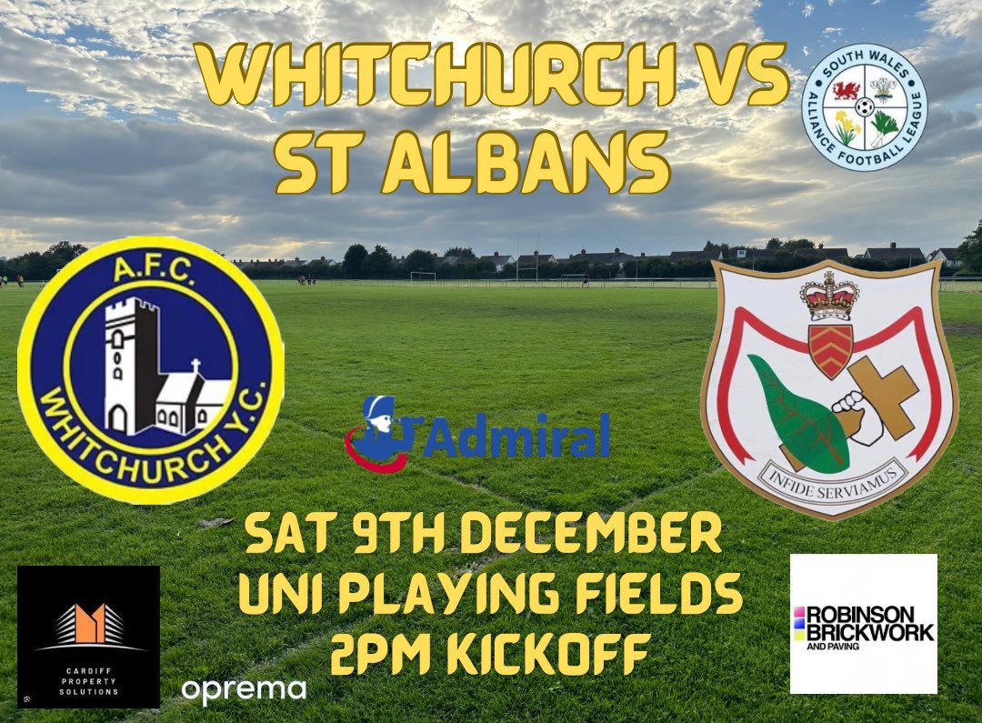 St Albans AFC (@albansafc) on Twitter photo The lads take on <a href="/AFCWhitchurch/">AFC Whitchurch</a> tomorrow at uni playing fields.
Weather promises to be beautiful so be great to see the support there too!!
🧡🖤
#uppabuns The lads take on <a href="/AFCWhitchurch/">AFC Whitchurch</a> tomorrow at uni playing fields.
Weather promises to be beautiful so be great to see the support there too!!
🧡🖤
#uppabuns