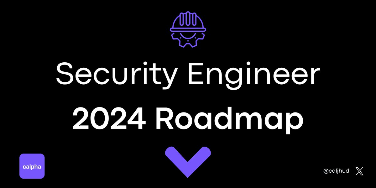 caljhud's tweet image. How to become a Security Engineer in 2024

(and actually get a job)

Here&apos;s a step by step roadmap even if have no degree or technical knowledge 👇