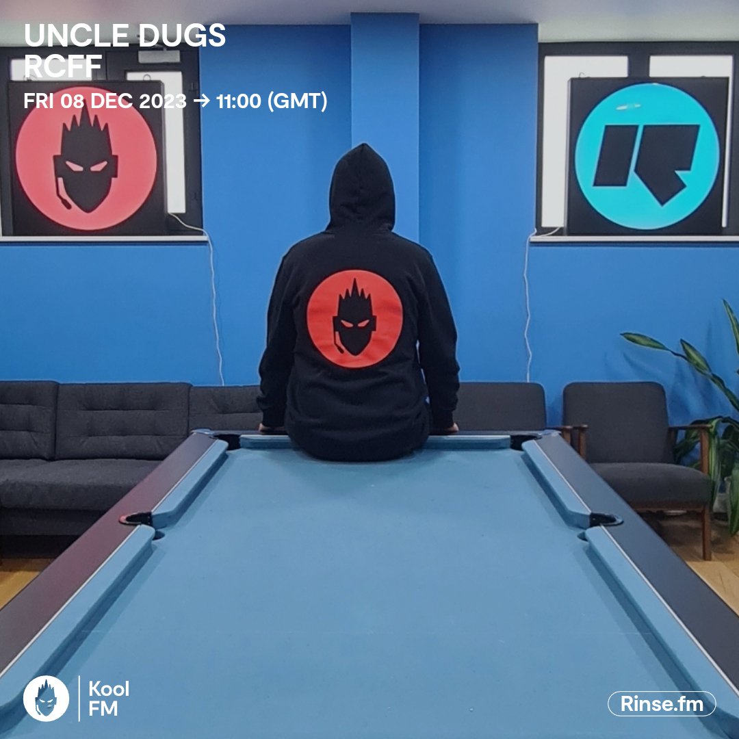 Morning guys 👍
Its that time again 🚀
Happy #runcomefollowfriday 💜
Live from 11 👊
Let's go 💚

rinse.fm ✌️