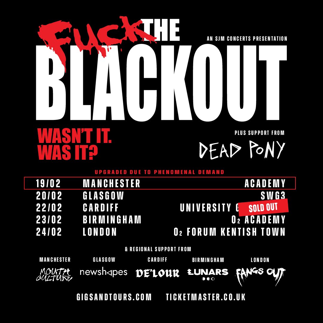 The Blackout (@TheBlackout) / X