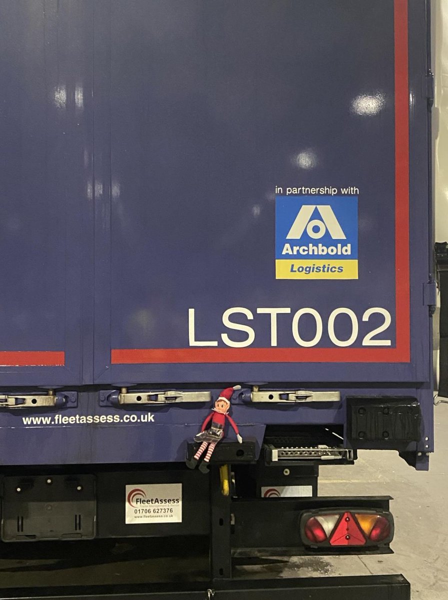 Thank goodness it’s Friday, no rest for logistics at this time of year!! Off I go again on my new longer semi-trailer.

#lst #dedicated #ukfreight #globalsolutions #elfontheshelf
