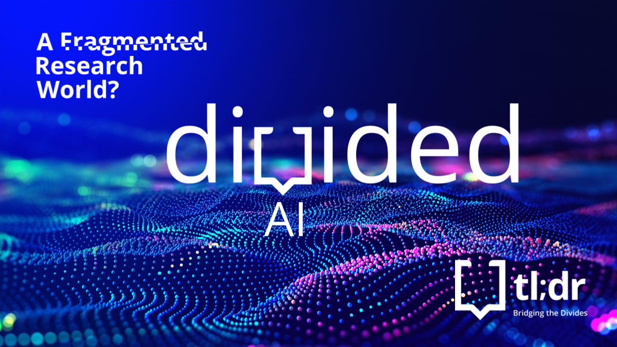 📢 NEW: #Fragmentation of #AI research - where has #ArtificialIntelligence R&D become disconnected? And what impact is that having? 🌎🤖🖥️ See the new analysis from @digitalsci's Hélène Draux using @DSDimensions data: ow.ly/WnAM50QgHpe #BridgeTheDivide #TLDR