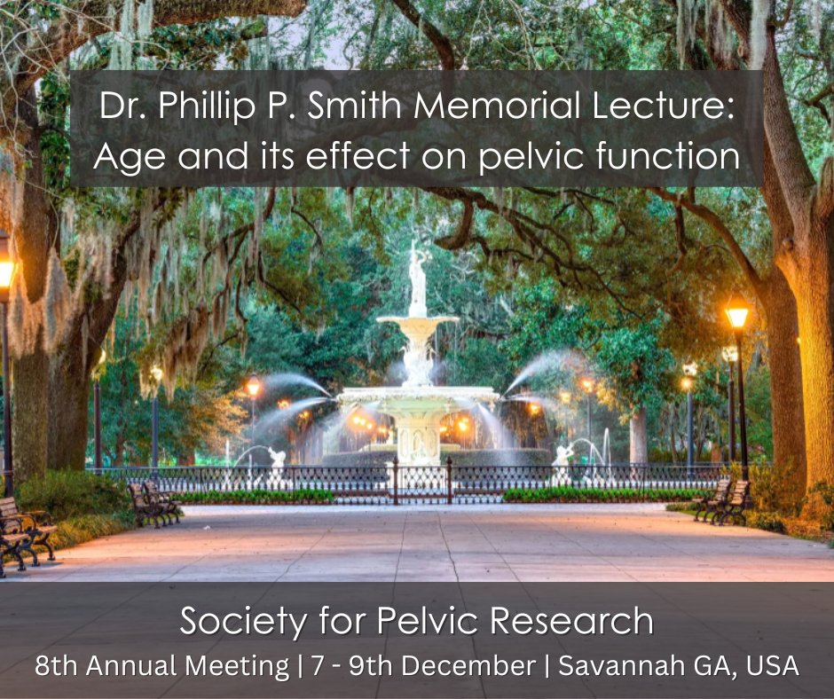 Geriatrician Dr George Kuchel presents a special ICS guest lecture at the Annual Meeting of the Society for Pelvic Research this weekend in memory of Dr. Phillip P. Smith. ics.org/calendar/1268 #ICSEducation #PelvicFunction #Geriatrics