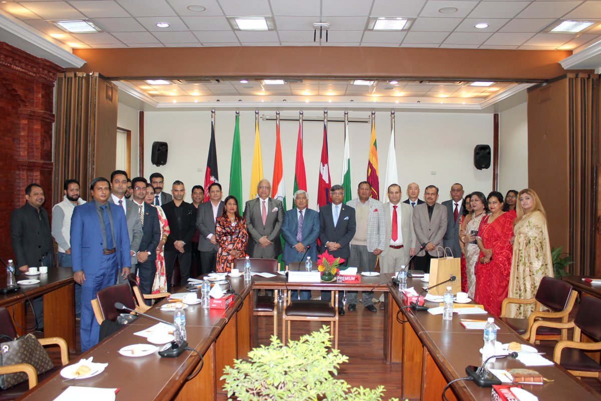 Business Groups from the South Asian countries call on the Secretary General of SAARC, 08 December 2023