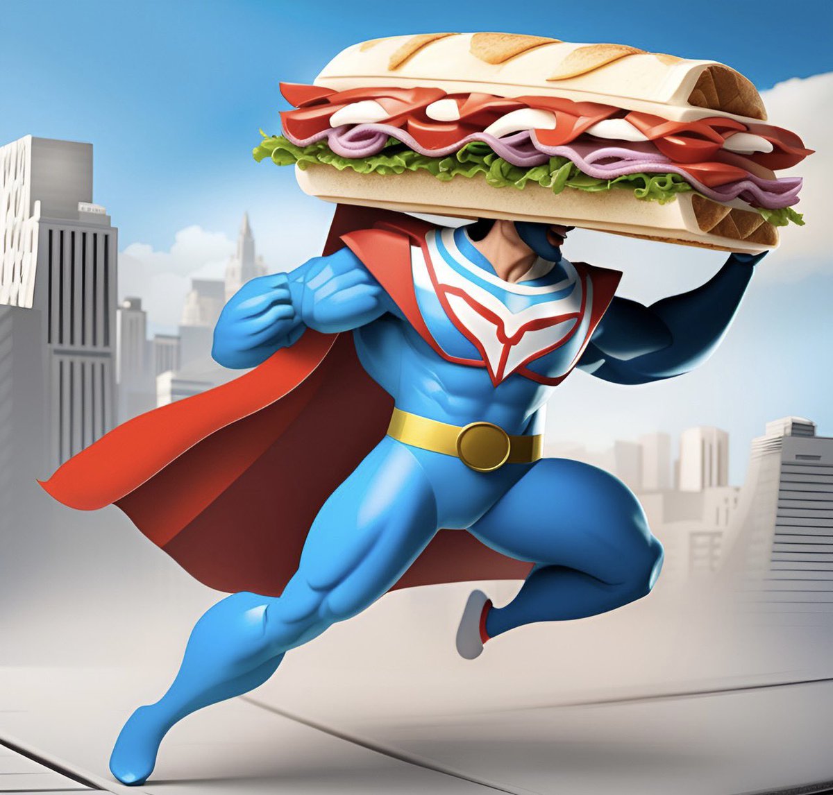 D00BIE_H0WZER's tweet image. Inspired by a trip to King Gyros on East St. - behold #supergyro #gyroman