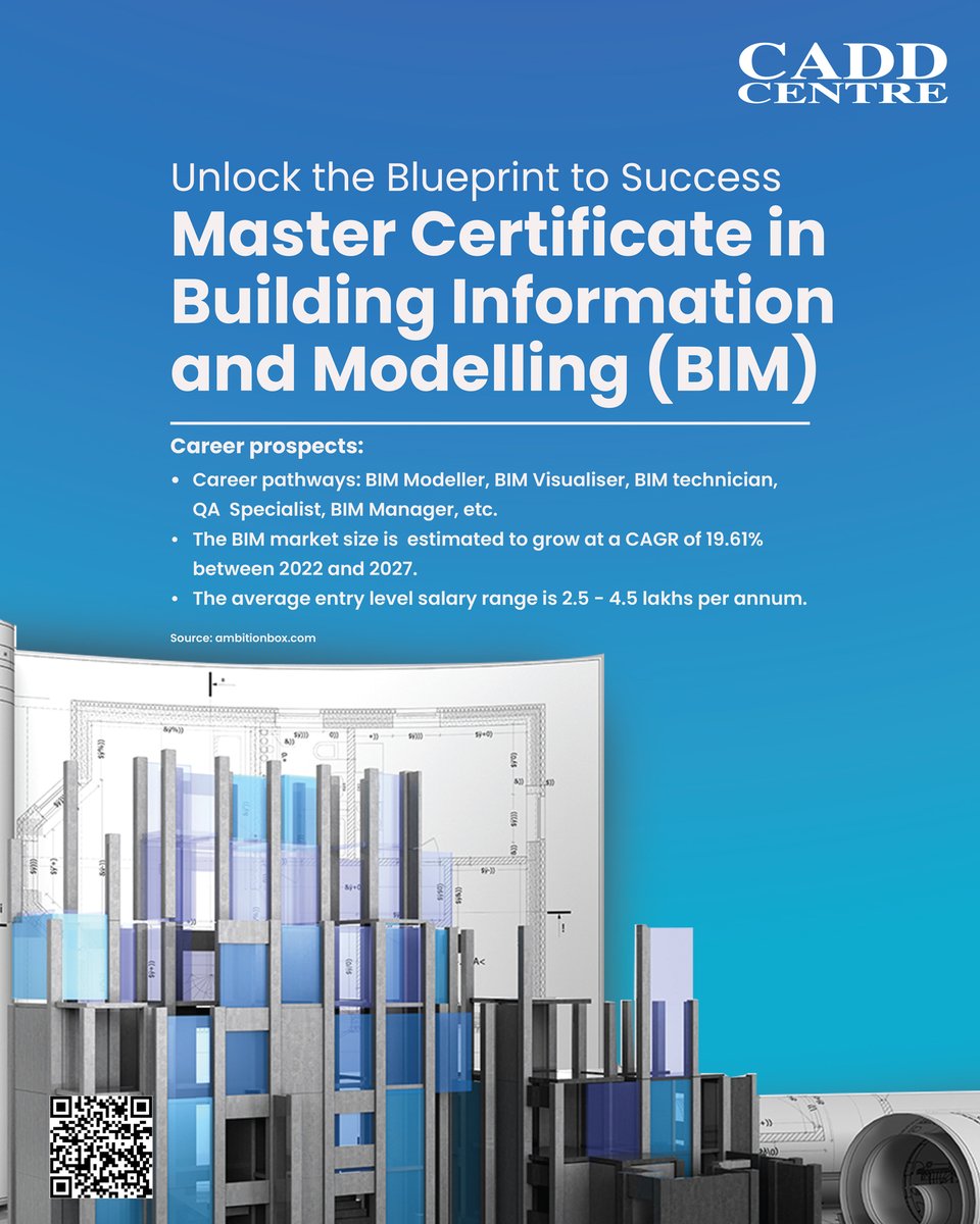 CCTS_Yelahanka's tweet image. CADD Centre is a one-stop solution for BIM (Building Information Modeling) training.

&quot;Unlock Your Success with the Ultimate BIM Training at CADD Centre –
Your One-Step Solution to Excellence!&quot;

#bimsoftware #bim #architecture #construction #buildinginformationmodeling