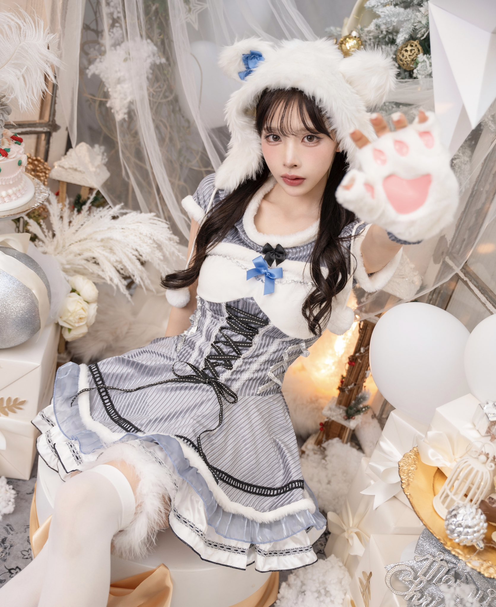 フェミニンツイードサンタ　Malymoon 新品♡マリームーン Malymoon 姫宮まほれフェミニンツイード